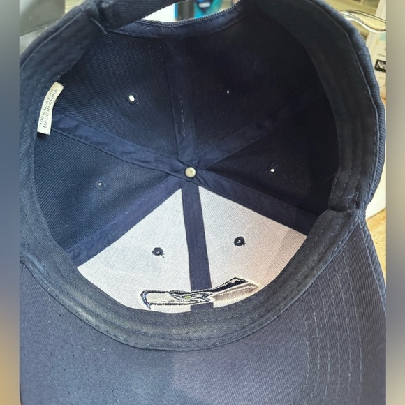 SEATTLE SEAHAWKS NFL football cap hat adjustable blue OS Hawks fan 12’s EUC - Picture 6 of 7